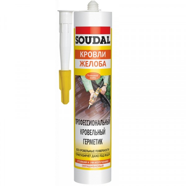 Soudal профессиональный кровельный герметик