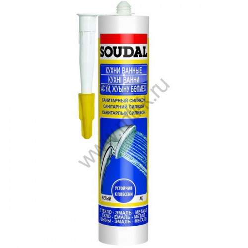 Soudal санитарный силиконовый герметик