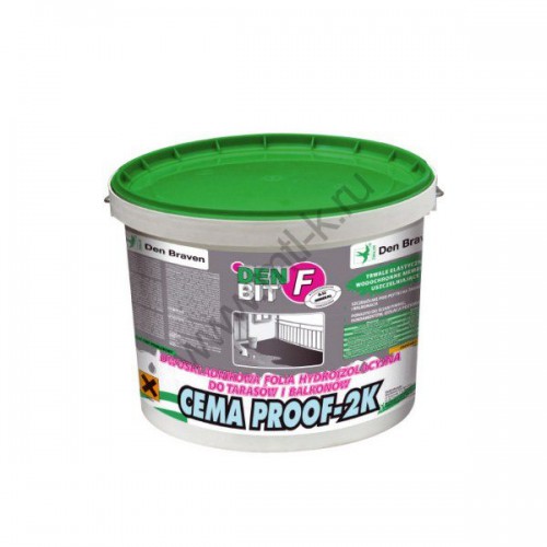 Den Braven DEN BIT-F CEMA PROOF-2K двухкомпонентная гидроизоляционная мастика для террас и балконов (20 кг)