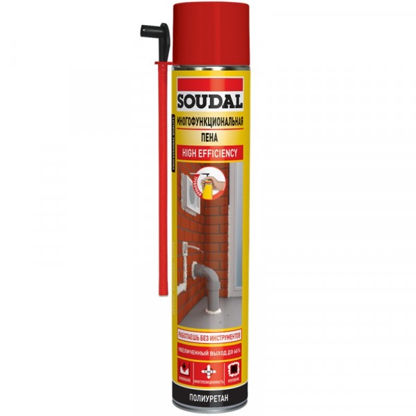 Soudal многофункциональная пена трубочная