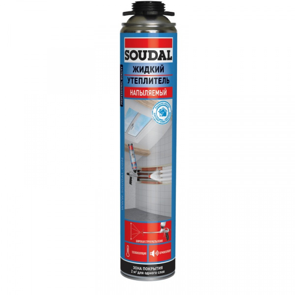 Soudal полиуретановый жидкий утеплитель