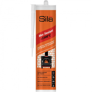 Sila PRO Max Sealant +1500°C герметик силикатный для печей и каминов